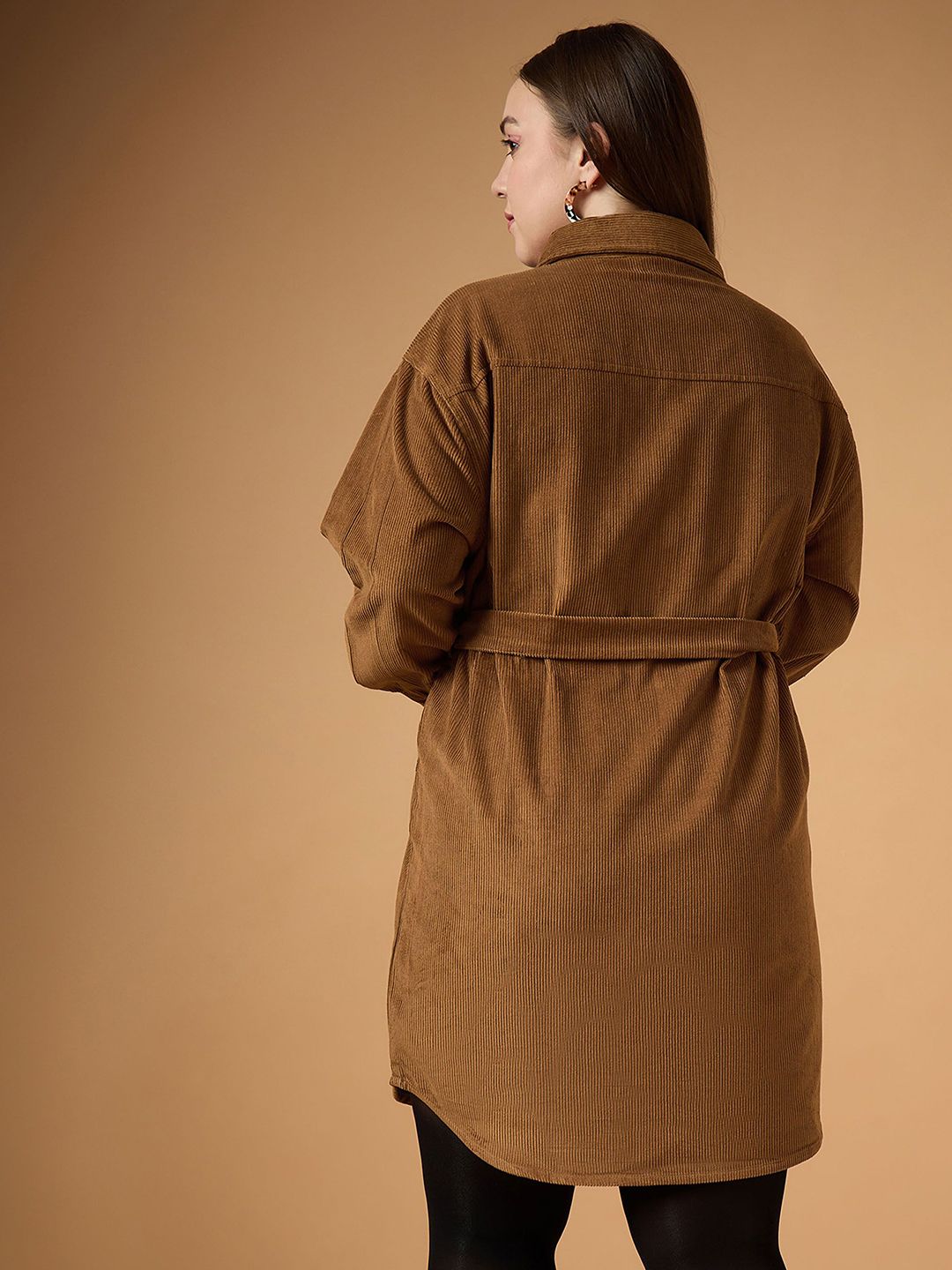 SASSAFRAS Curve Shirt Dress