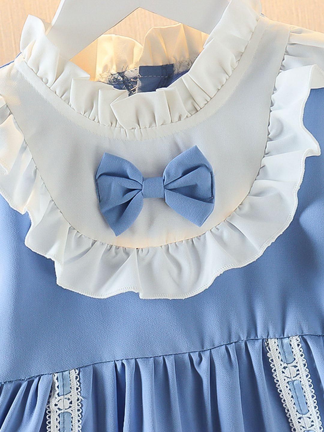 YK Bell Sleeve A-Line Dress