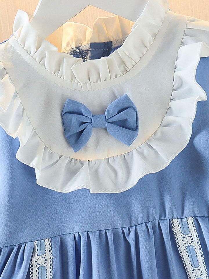 YK Bell Sleeve A-Line Dress