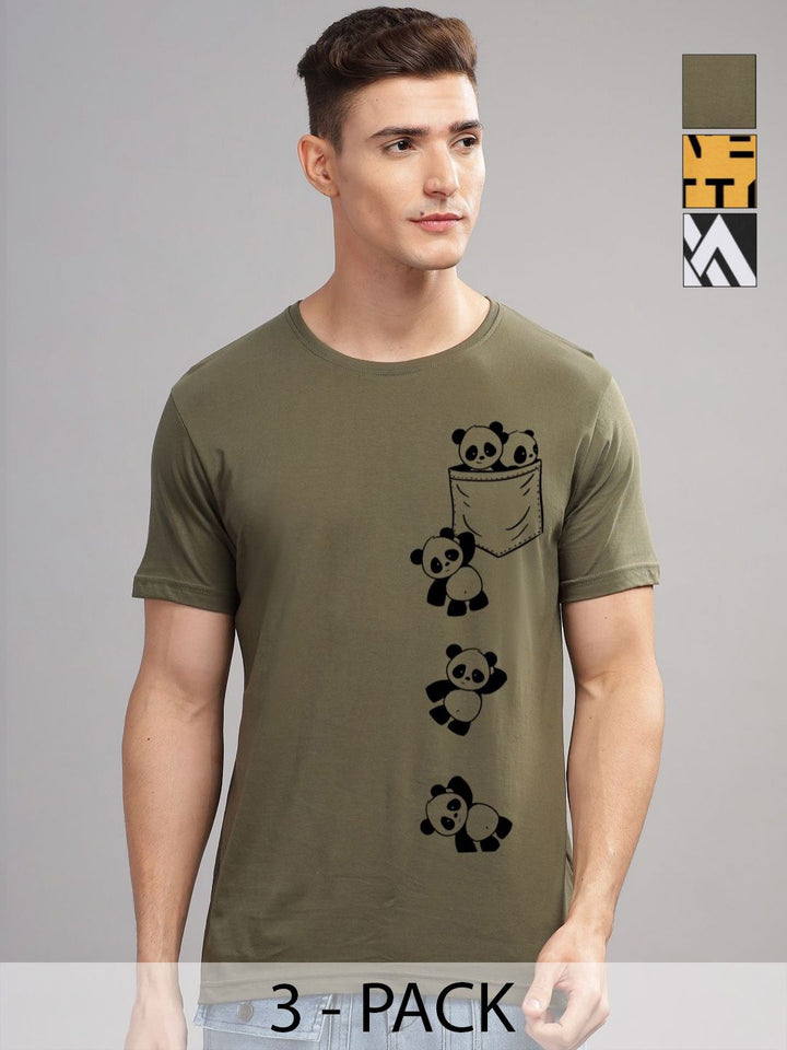 ADRO Men Printed T-shirt