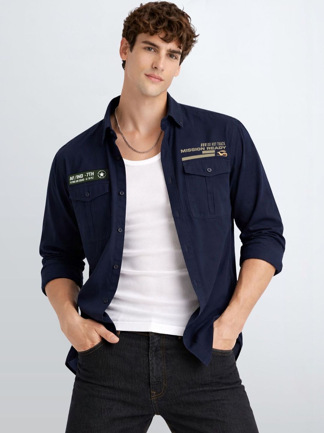 ADRO Men Standard Printed Casual Shirt