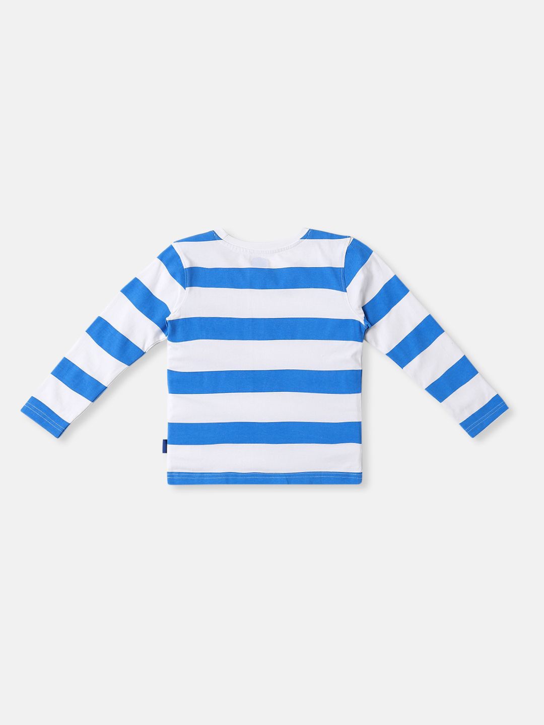 Nauti Nati Boys Pack Of 2 Bio Finish Striped Round Neck Cotton T-shirts