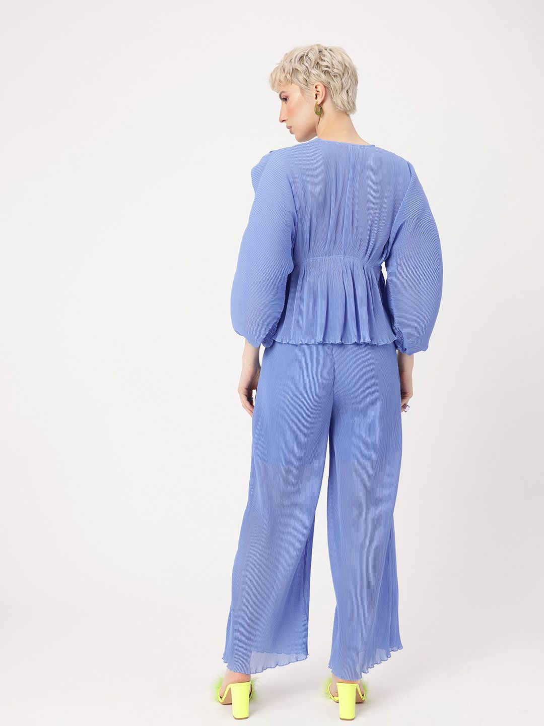 DressBerry Kimono  Accordion A-Line Top And Trousers Co-Ords
