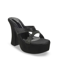 Mochi Embellished Block Sandals