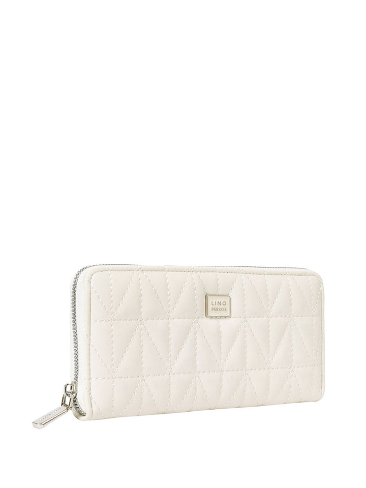 Lino Perros Women Quilted Zip Around Wallet