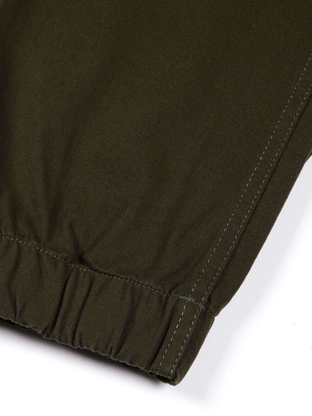 Thomas Scott Men Smart Slim Fit Easy Wash Cargos Trousers