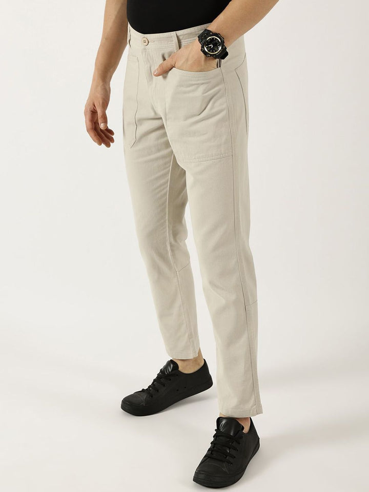 Thomas Scott Men Smart Straight Fit Easy Wash Trousers