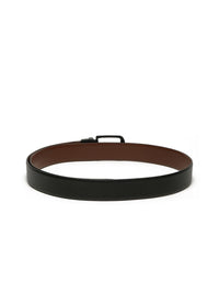 Teakwood Leathers Men Textured Leather Reversible Formal Belt