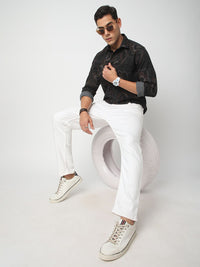 VASTRADO Men Classic Slim Fit Opaque Casual Shirt