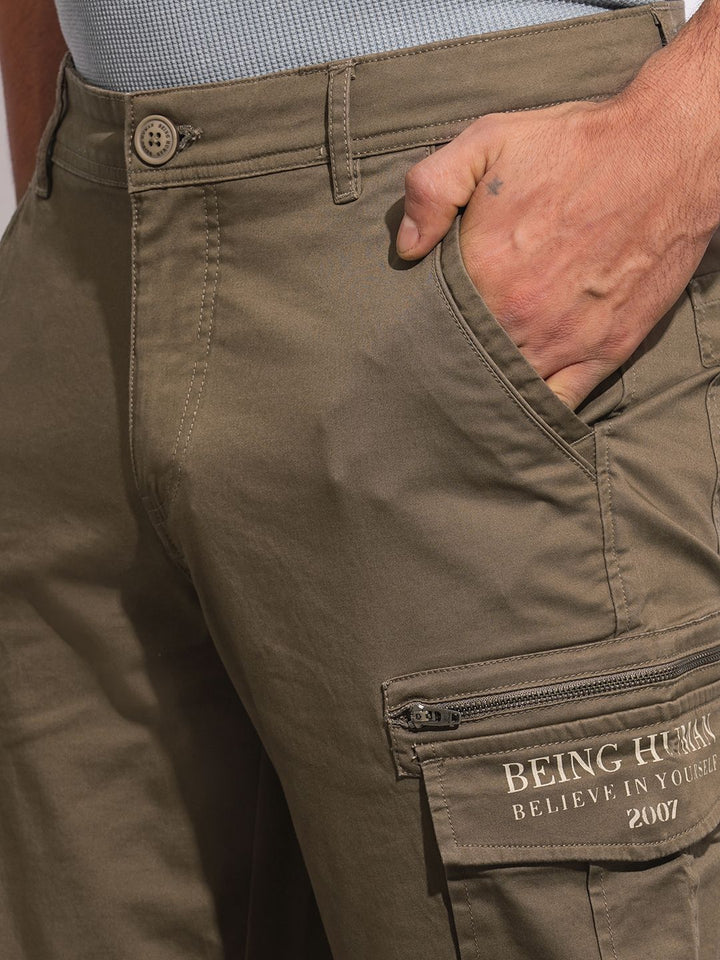 Being Human Men Classic Cargos Trousers