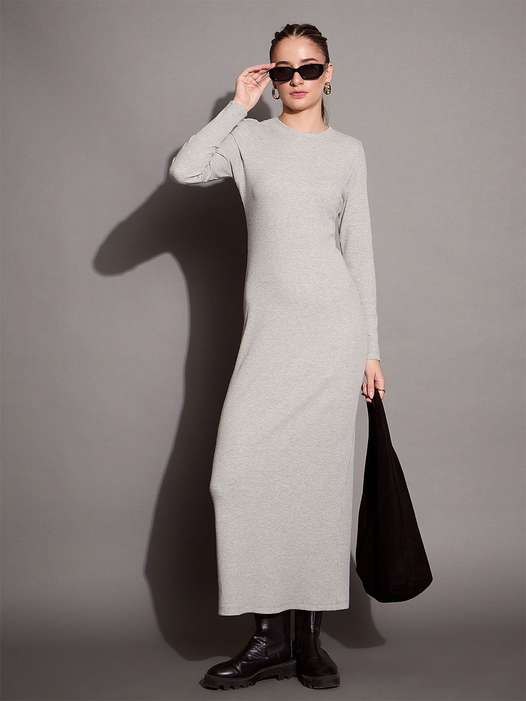 SASSAFRAS BASICS Bodycon Maxi Dress