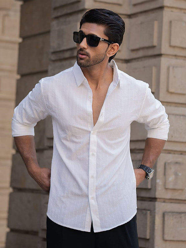 Powerlook Men Opaque Casual Shirt