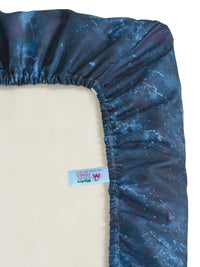 Myntra Elegant Homes Biru Laut 400 TC Cadar Katil King dengan 2 Sarung Bantal