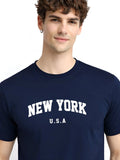ADRO Men Typography Printed T-shirt