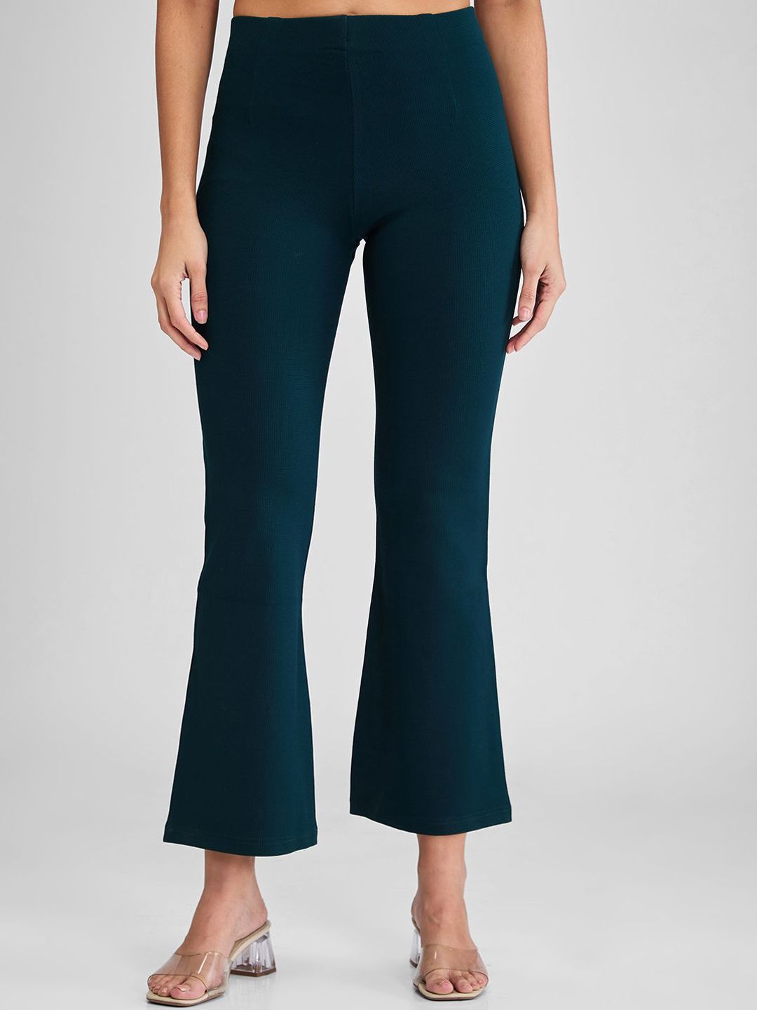 SPYKAR Women High Rise Bootcut Trousers