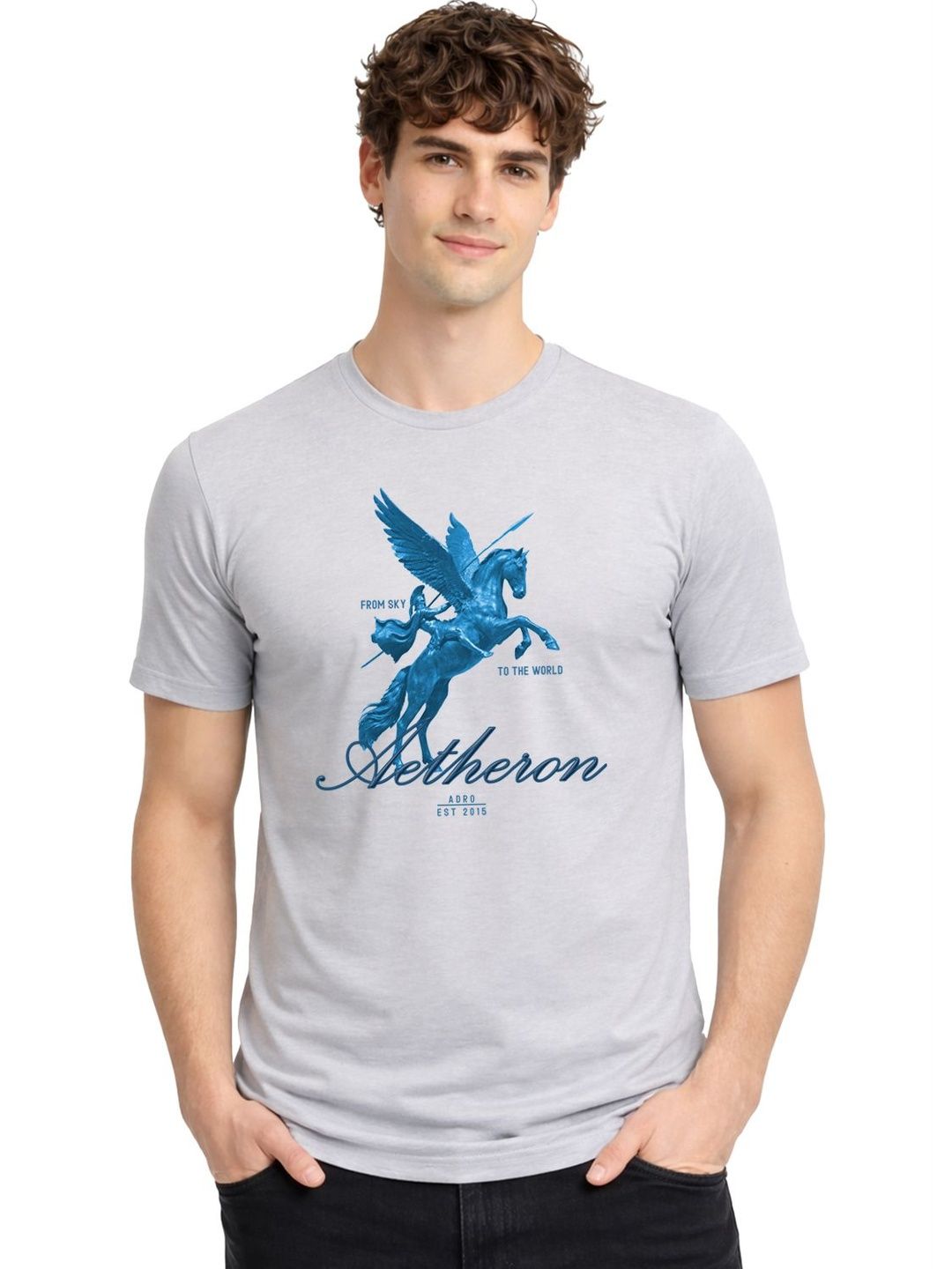 ADRO Men Printed T-shirt