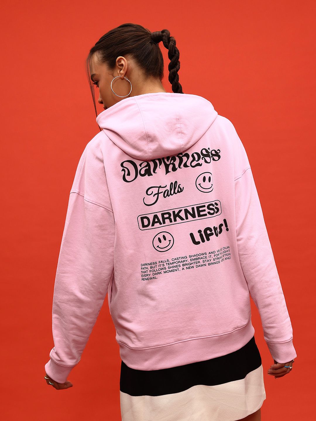 DressBerry Hooded Relaxed Sweatshirt