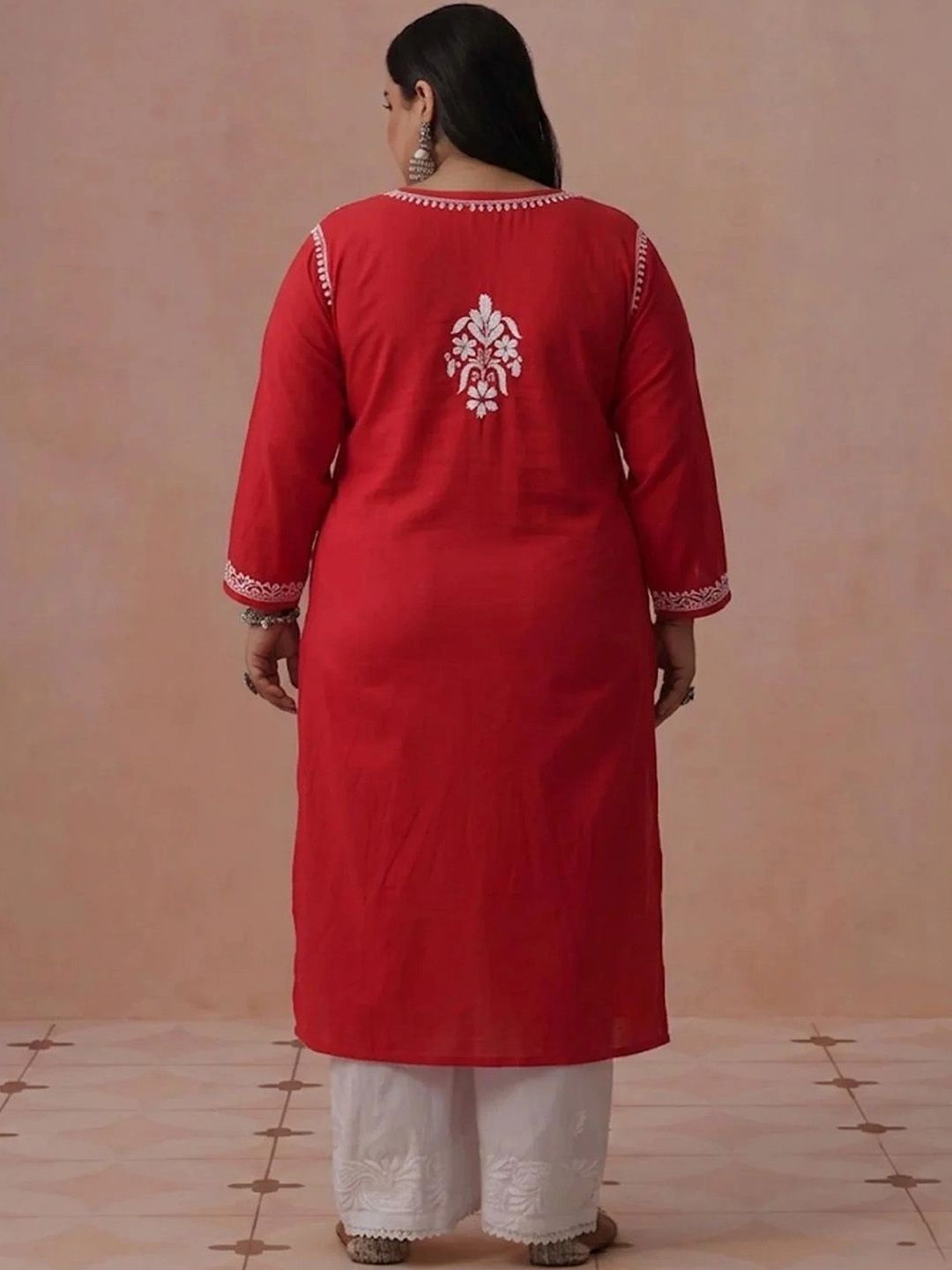 House of Chikankari Women Embroidered Chikankari Kurta