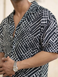 Powerlook Men Opaque Printed Casual Shirt