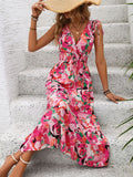 DressBerry Printed A-Line Midi Dress