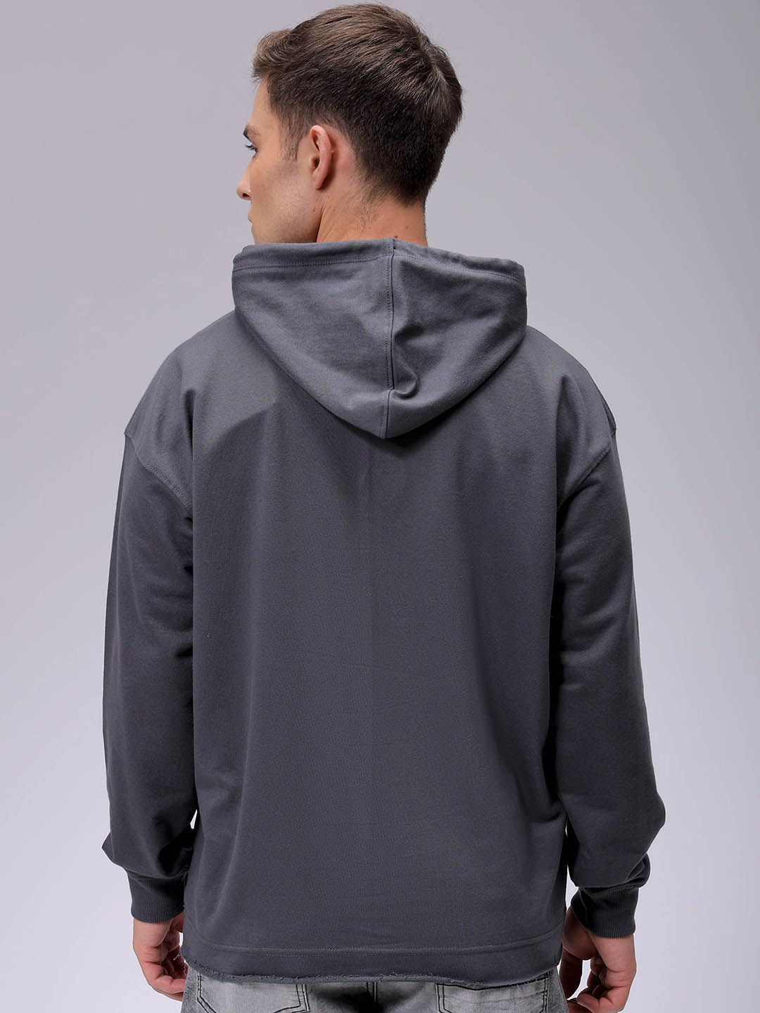 The Indian Garage Co Men Printed Hooded Sweatshirt