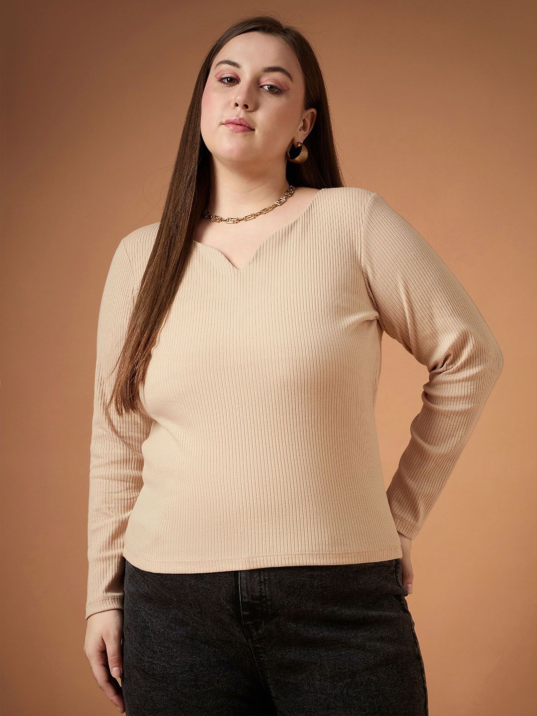 Sassafras Curve Sweetheart Leher Atas