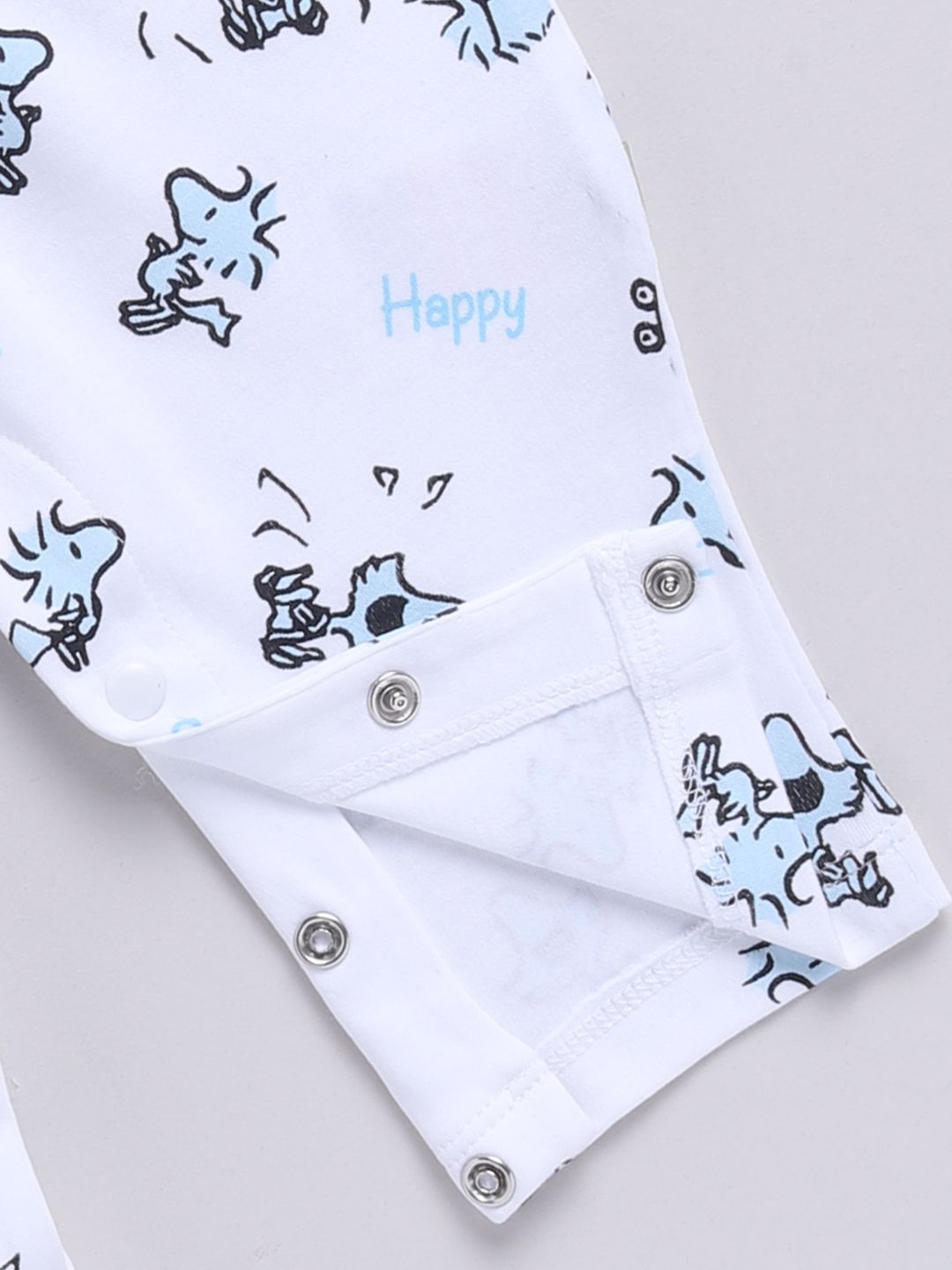 Moms Love Infant Boys Snoopy Print Pure Cotton Party Romper