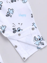 Moms Love Infant Boys Snoopy Print Pure Cotton Party Romper
