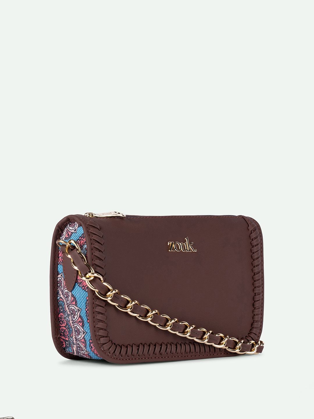 ZOUK Mandala Printed Baguette Handheld Bag