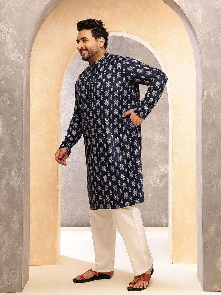 SOJANYA PLUS Motif Etnik Lelaki Bercetak Kurta