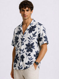 ADRO Men Relaxed Floral Printed Casual Shirt