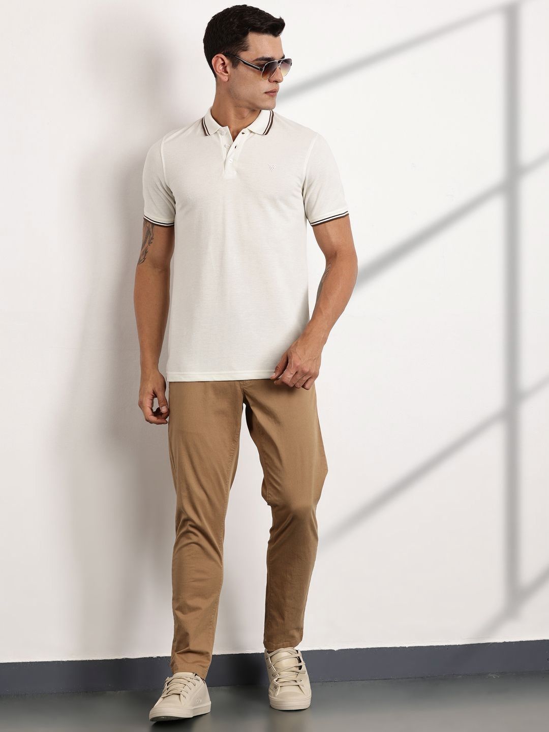 Thomas Scott Men Polo Collar Pockets T-shirt