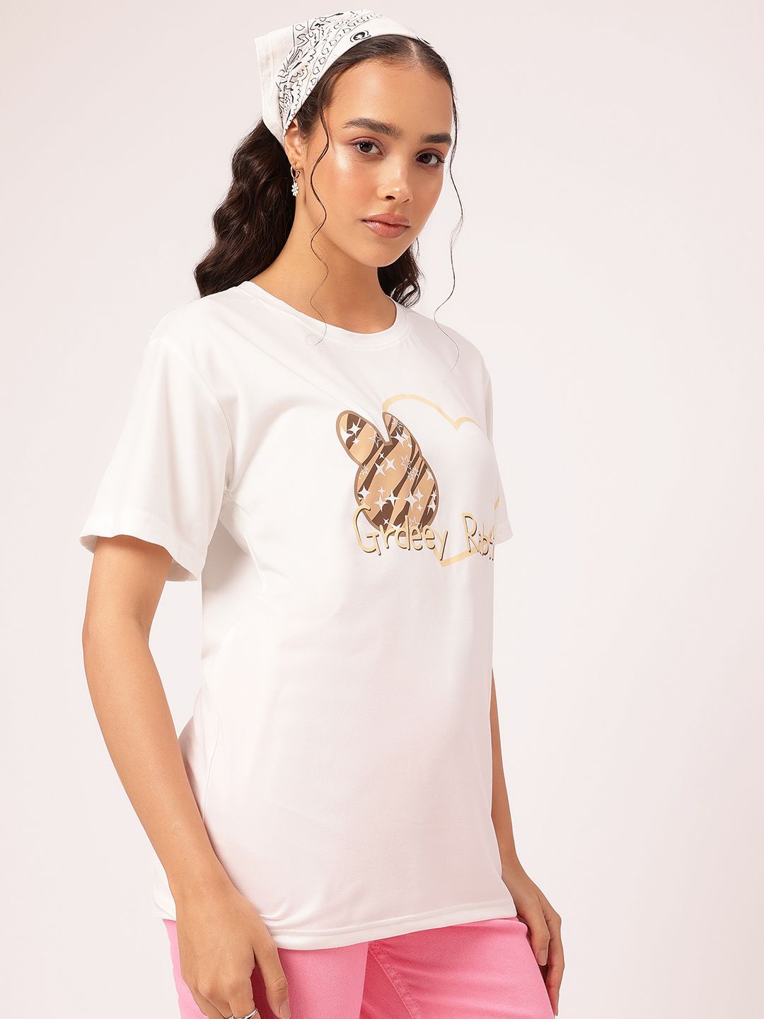 DressBerry Hoppy Hour Drop-Shoulder Sleeve Tee