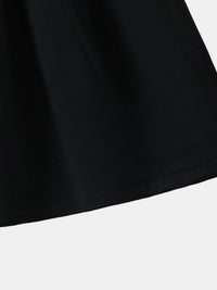 YK Girls Solid Fit & Flare Dress