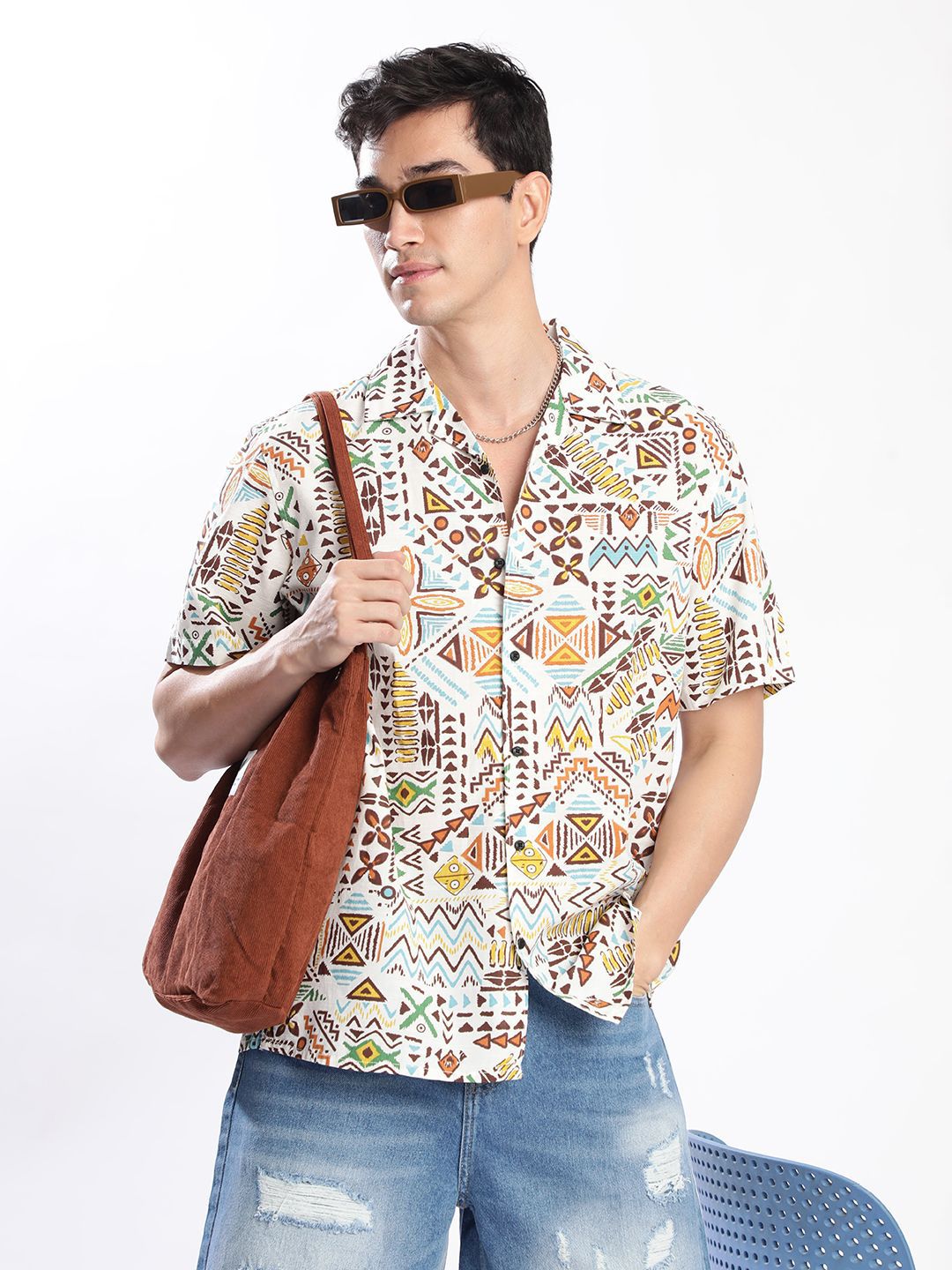 Bene Kleed Men Opaque Printed Casual Shirt