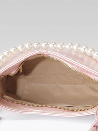 DressBerry Croc Textured Structured Shoulder Bag
