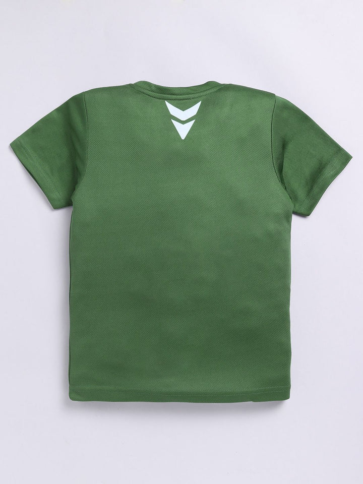 HRX by Hrithik Roshan Boys Typography Printed Rapid-Dry T-shirt