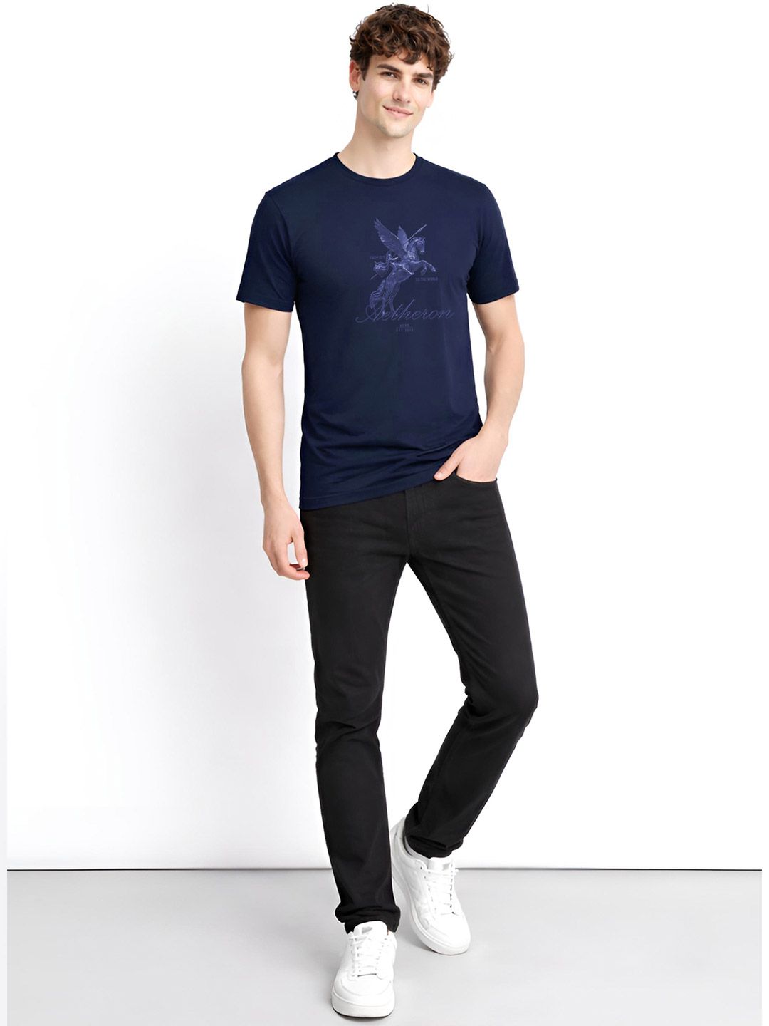 ADRO Men Printed T-shirt