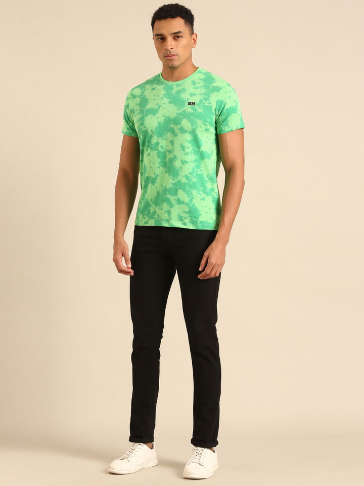 Being Human Tie and Dye Pure Cotton T-shirt