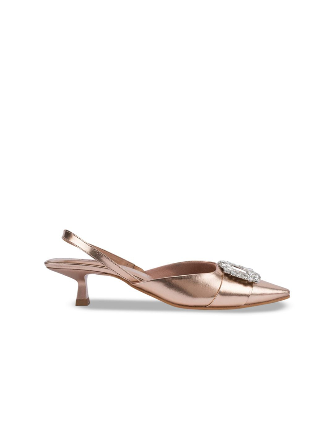 Lino Perros Women Pointed Toe Kitten Pumps