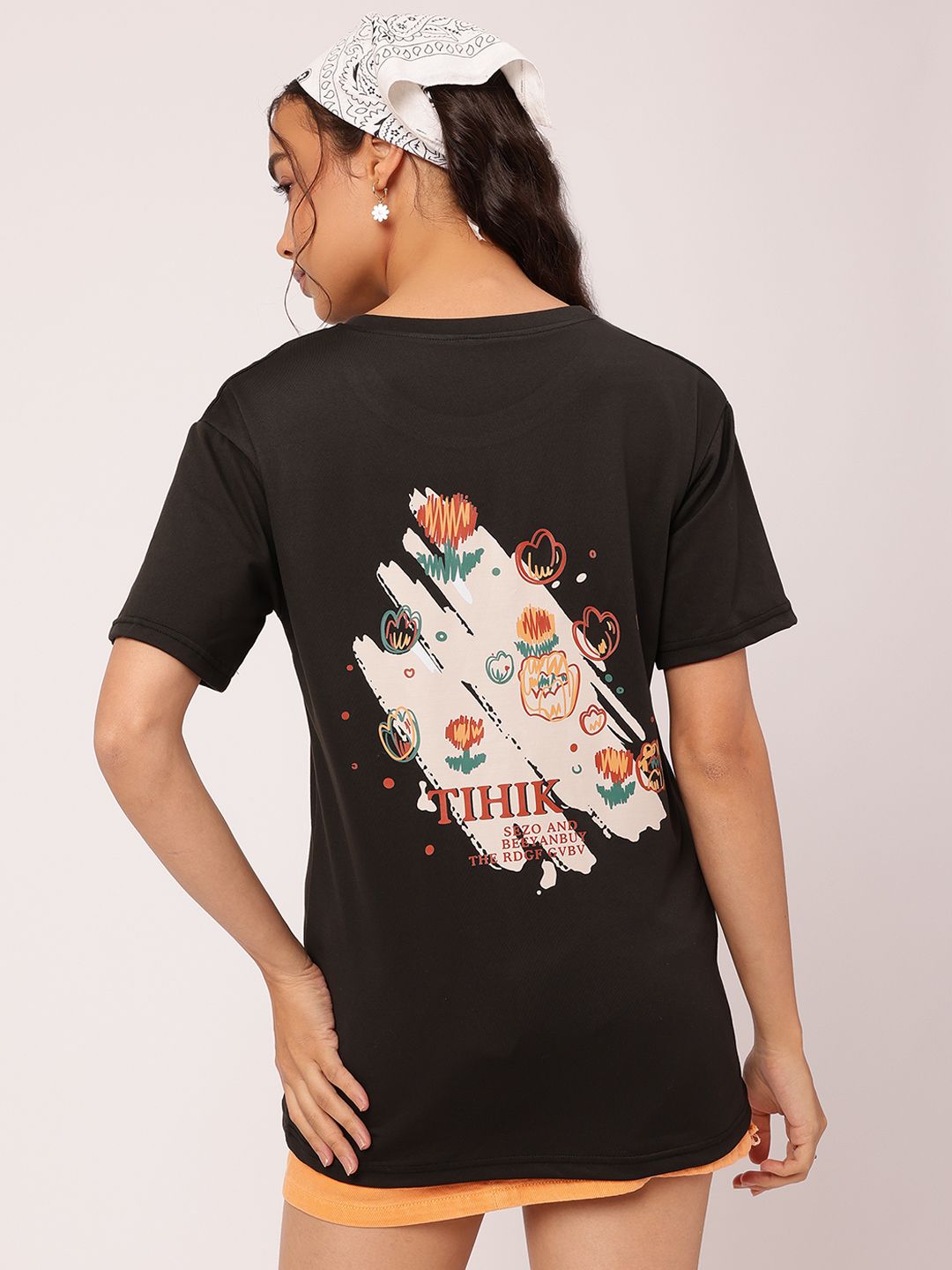 DressBerry Graphic Goals Drop-Shoulder T-shirt