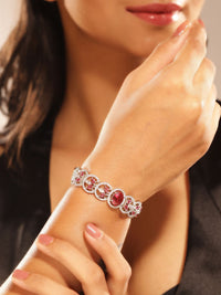 Gelang Wraparound Wraparound Priyaasi Silver American Diamond Diamond