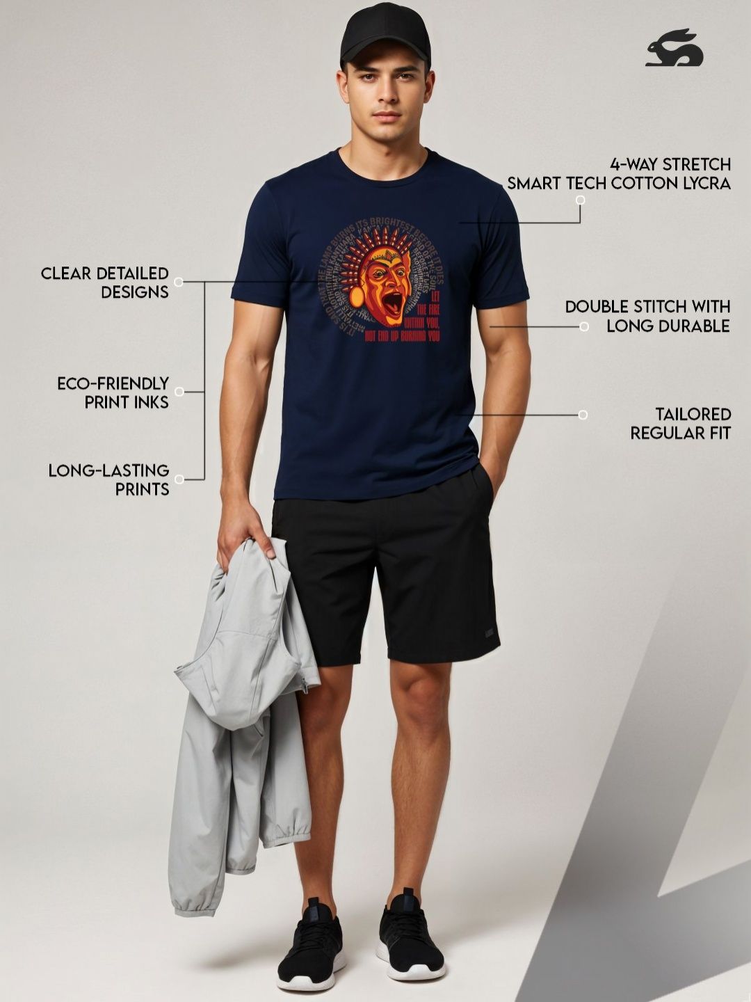 ADRO Men Printed T-shirt