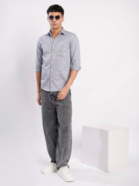 Bene Kleed Checked Spread Collar Pure Cotton Shirt
