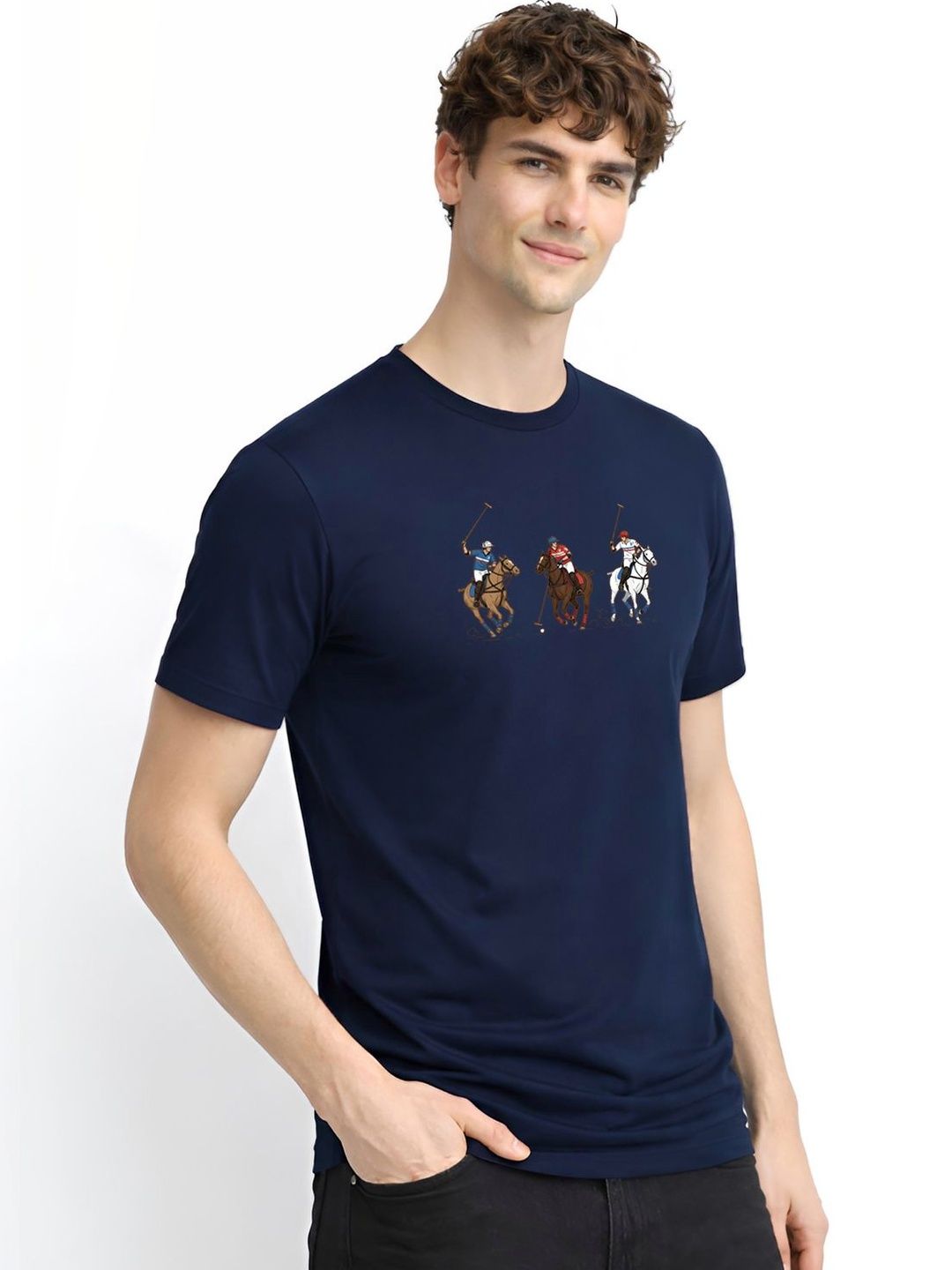 ADRO Men Printed T-shirt