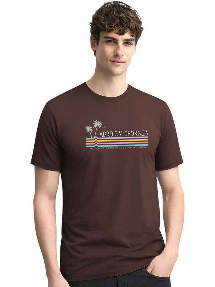 ADRO Men Typography Printed T-shirt