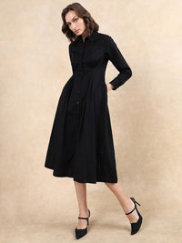 RAREISM Women Fit & Flare Midi Dress