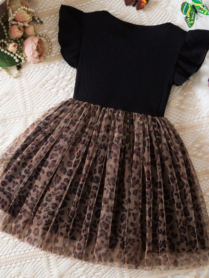 YK Floral Print Fit & Flare Dress