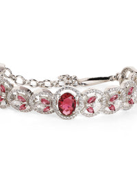 Gelang Wraparound Wraparound Priyaasi Silver American Diamond Diamond