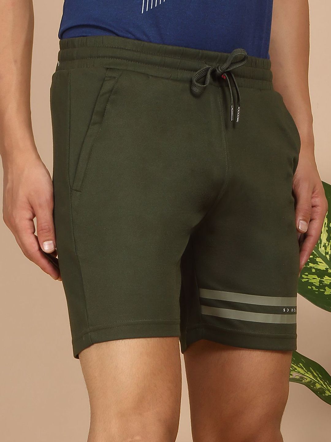 Sweet Dreams Men Mid-Rise Woven Lounge Shorts